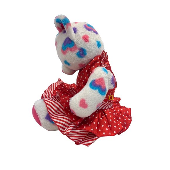 Build A Bear Workshop Dress Red White Polka Dot Ruffle Christmas Holiday Clothes - Picture 7 of 9